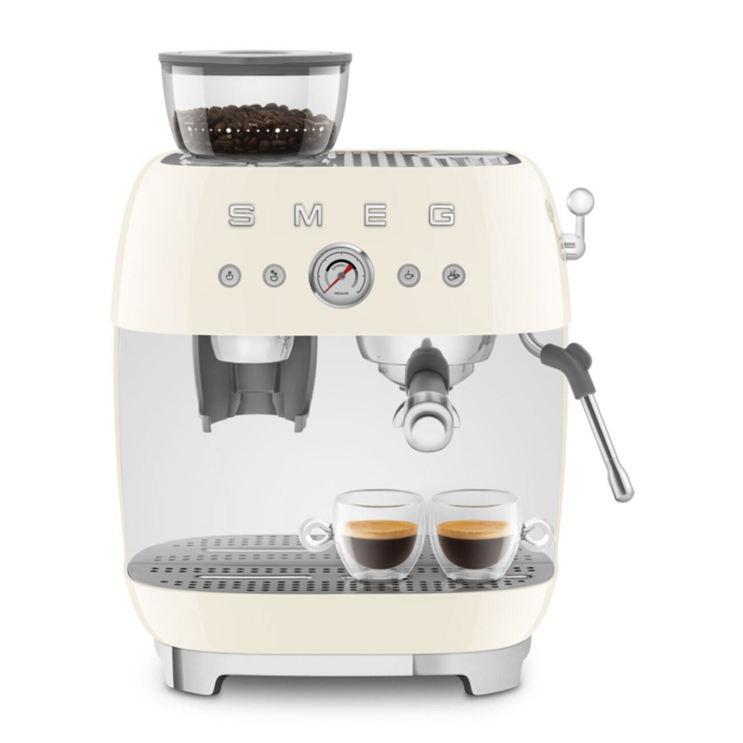 Smeg Espressomaschine EGF03CREU Crème
