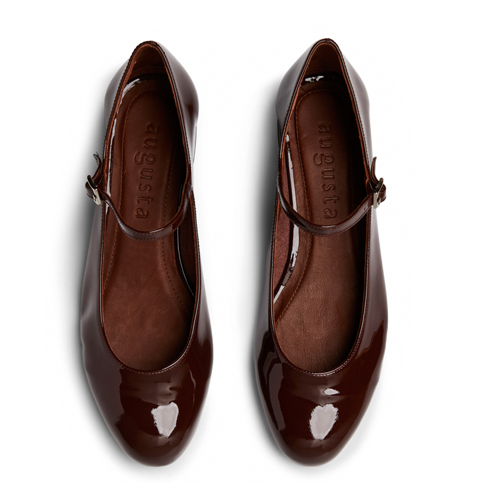 EMILIA - Ballerines en cuir | Marron
