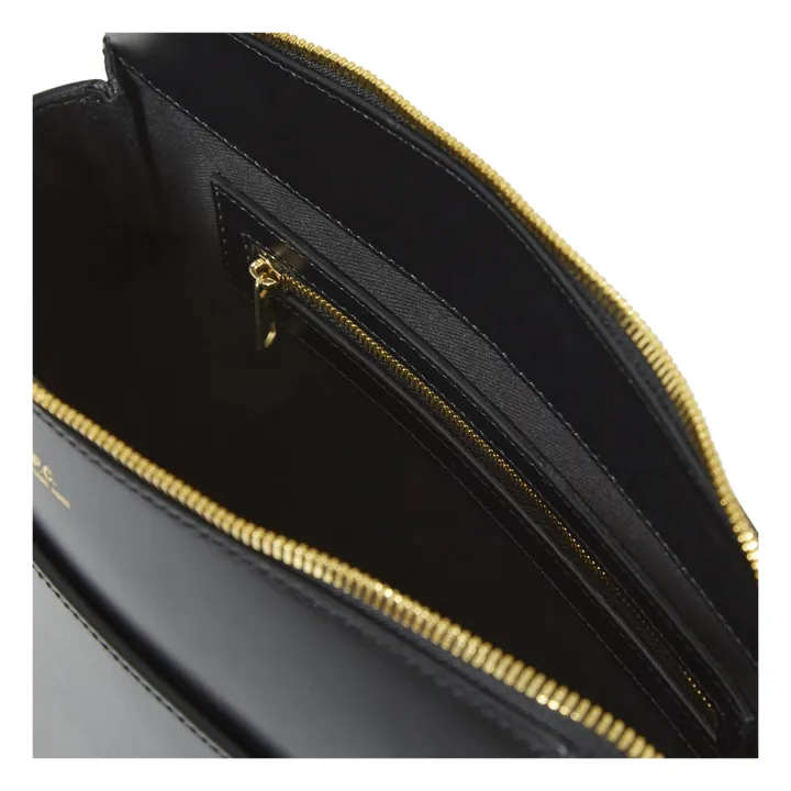 A.P.C. Sac New Ella Cuir Lisse | Noir