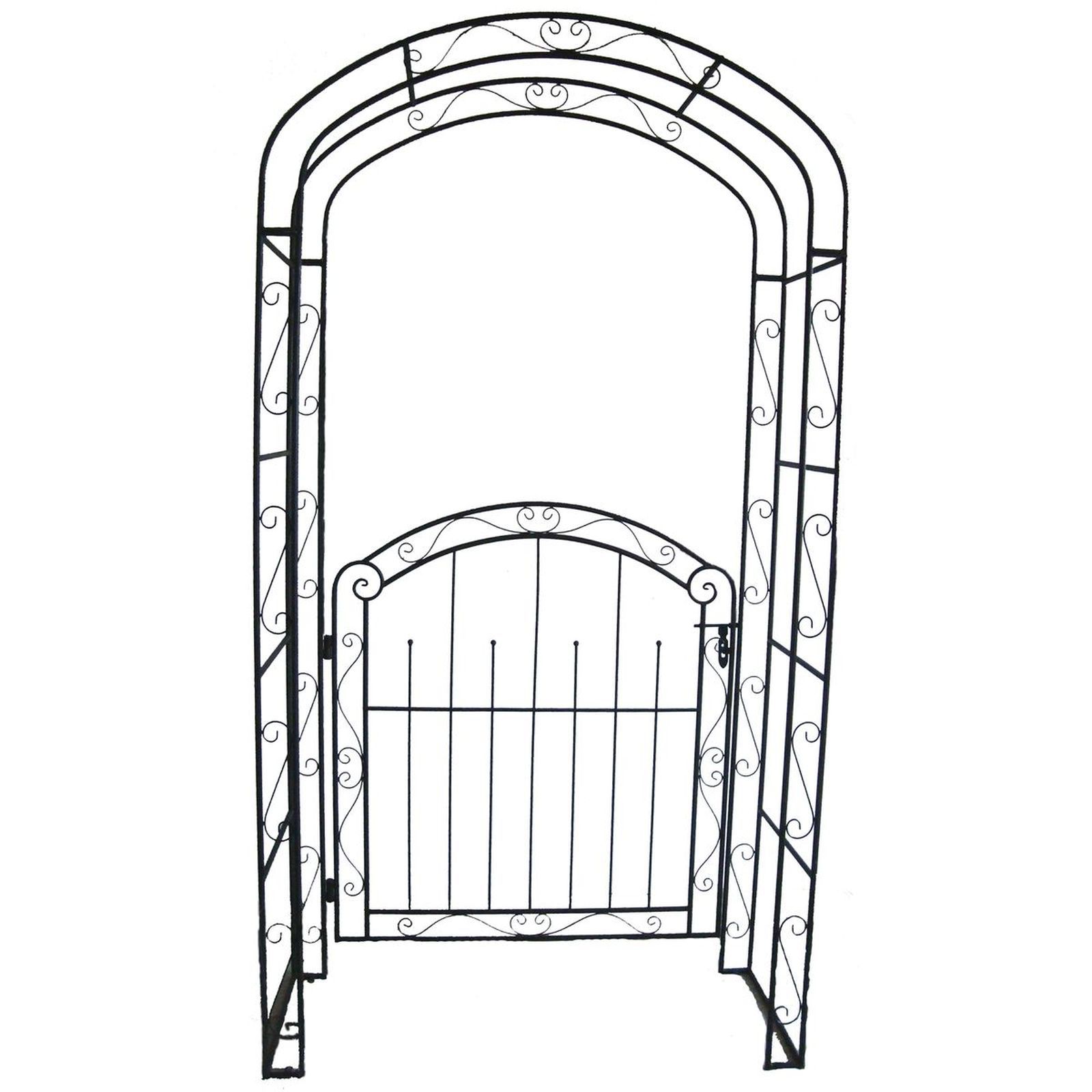 Pforte MAYON - rostfarben - 215 cm hoch
