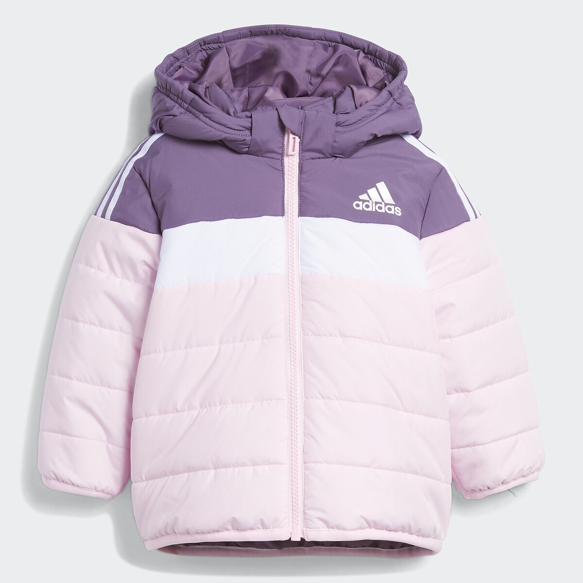 ADIDAS SPORTSWEAR<br>Jaqueta de plumas com zíper e capuz