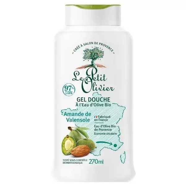 Le Petit Olivier - Gel de Banho - Amêndoa da Valensole - Sem Sabão 270ml