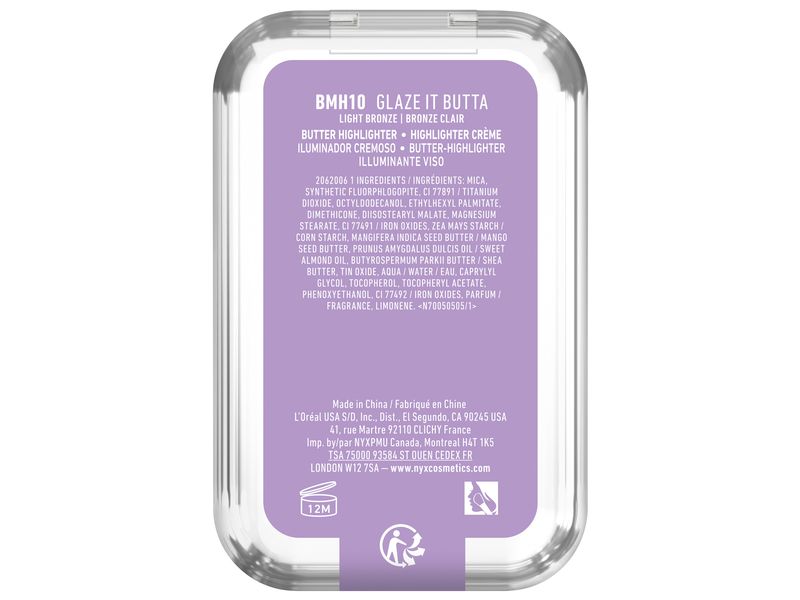 NYX Professional Makeup Buttermelt Highlighter Glaze it But Multidimensionaler Glow