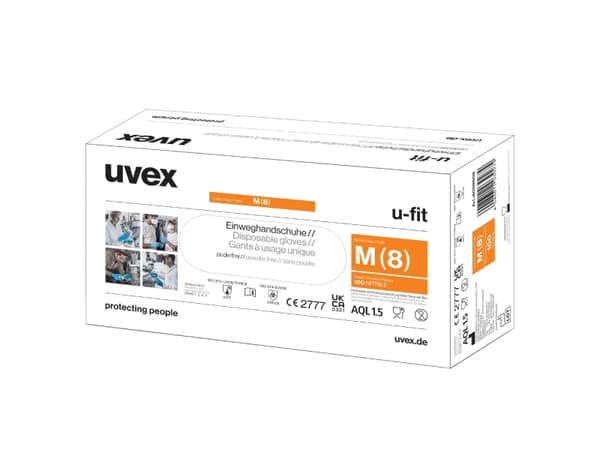 Uvex u-fit, Blå, Voksen, Voksen, Unisex, Sprutsikker, 100 stykker