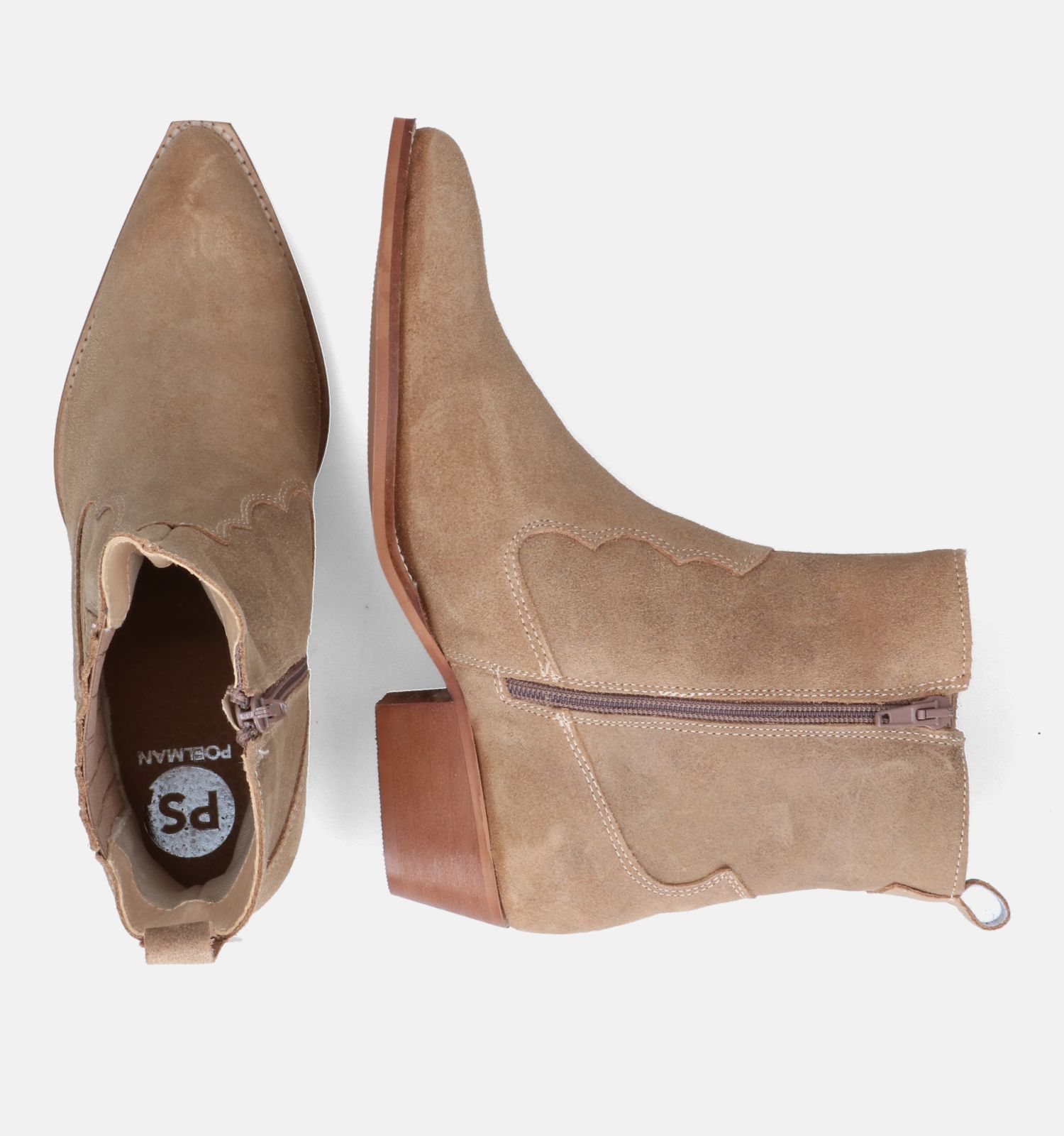 Cowboy boots cognac