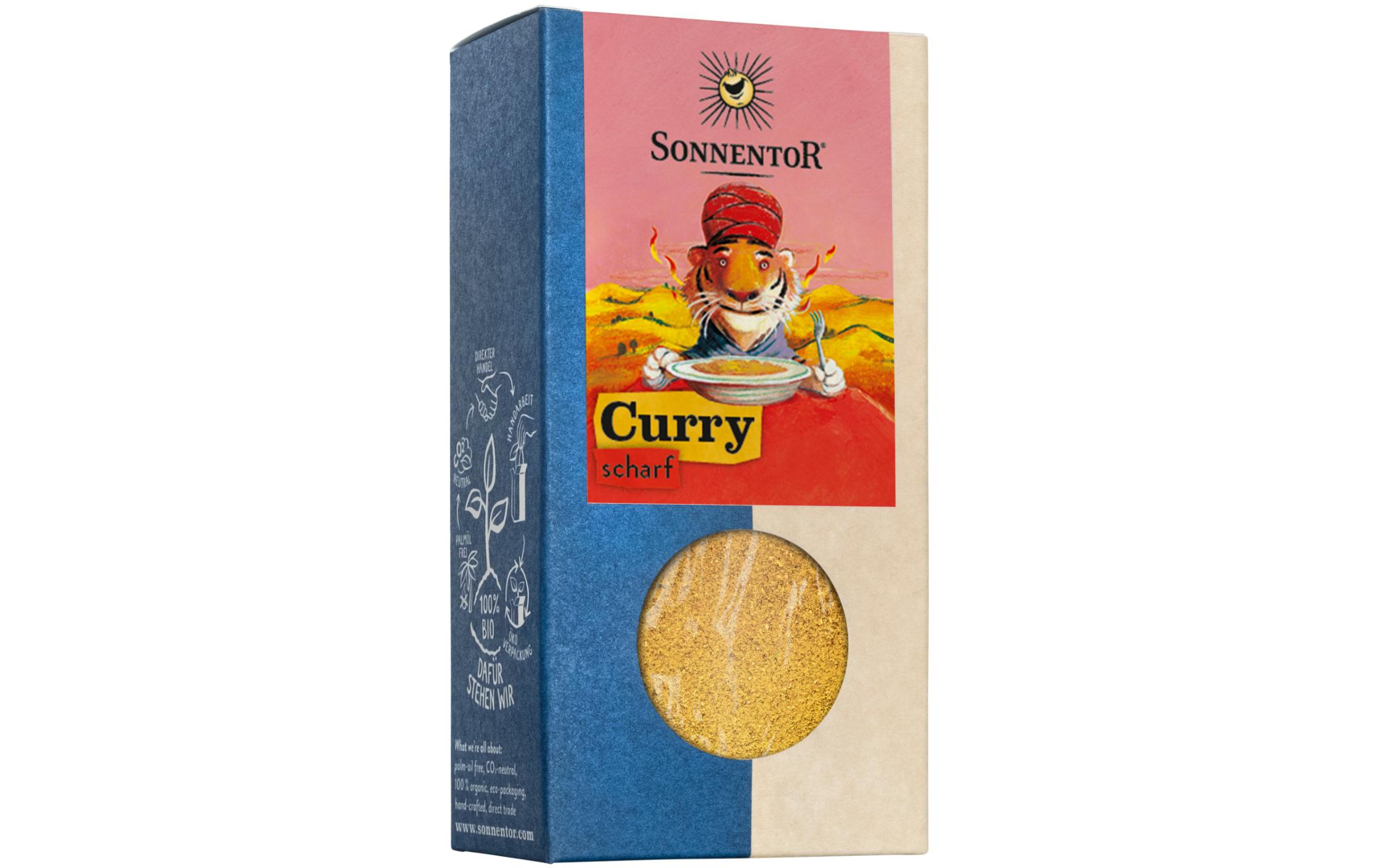 Gewürz Bio Curry scharf Beutel 50 gScharfe Curry-Gewürzmischung in Bio-Qualität