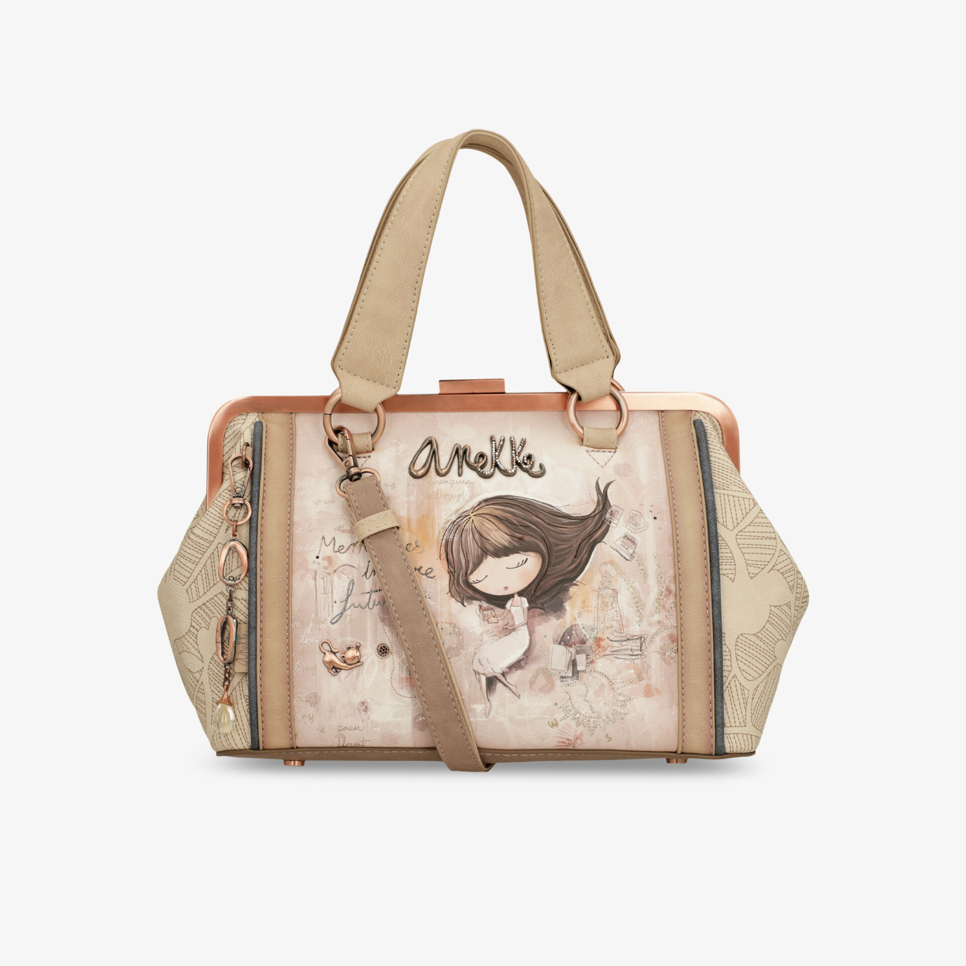 anekke MEMORIES Damen Umhängetasche beige