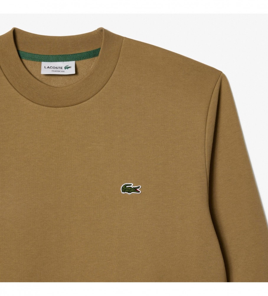 Moletom Lacoste Jogger em Algodão Orgânico, Marrom
