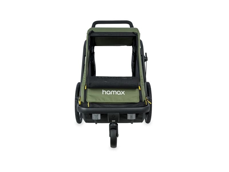 Hamax Veloanhänger Dog Trailer Pluto M für Hunde bis 35 kg Veloanhänger und Buggy für Hunde