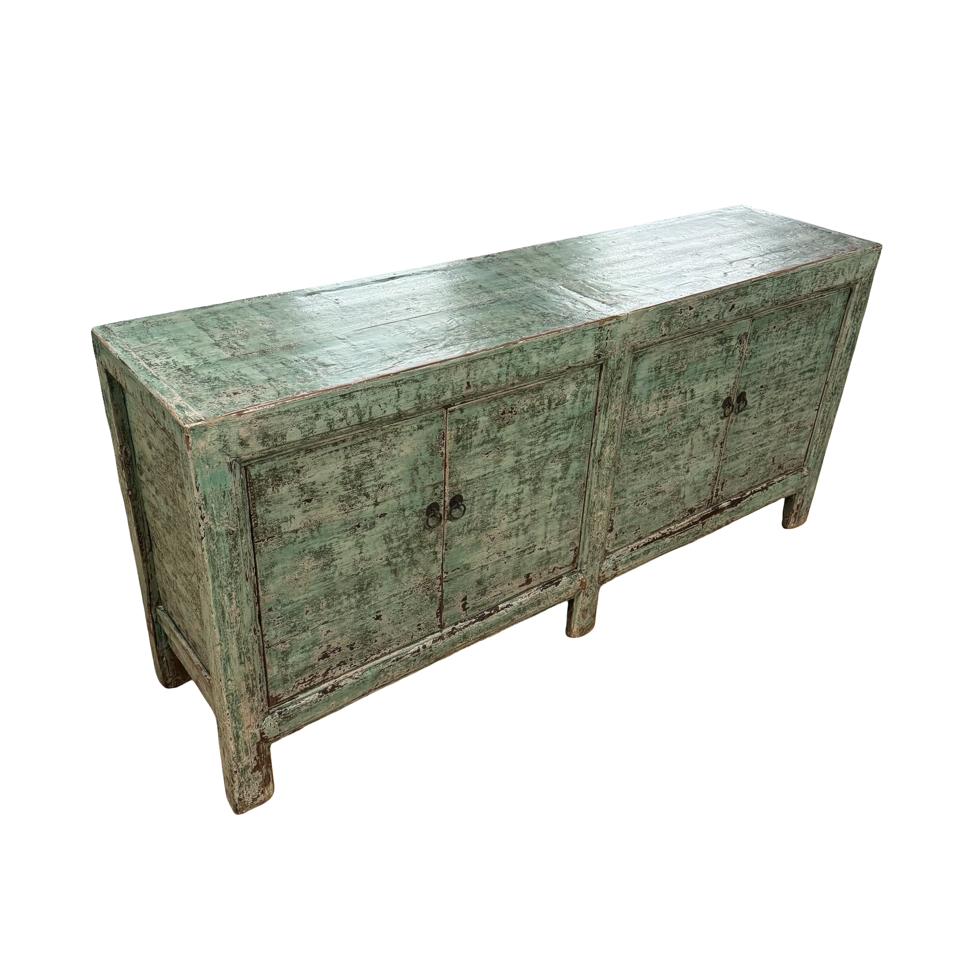 Dressoir 4deur groen uniek