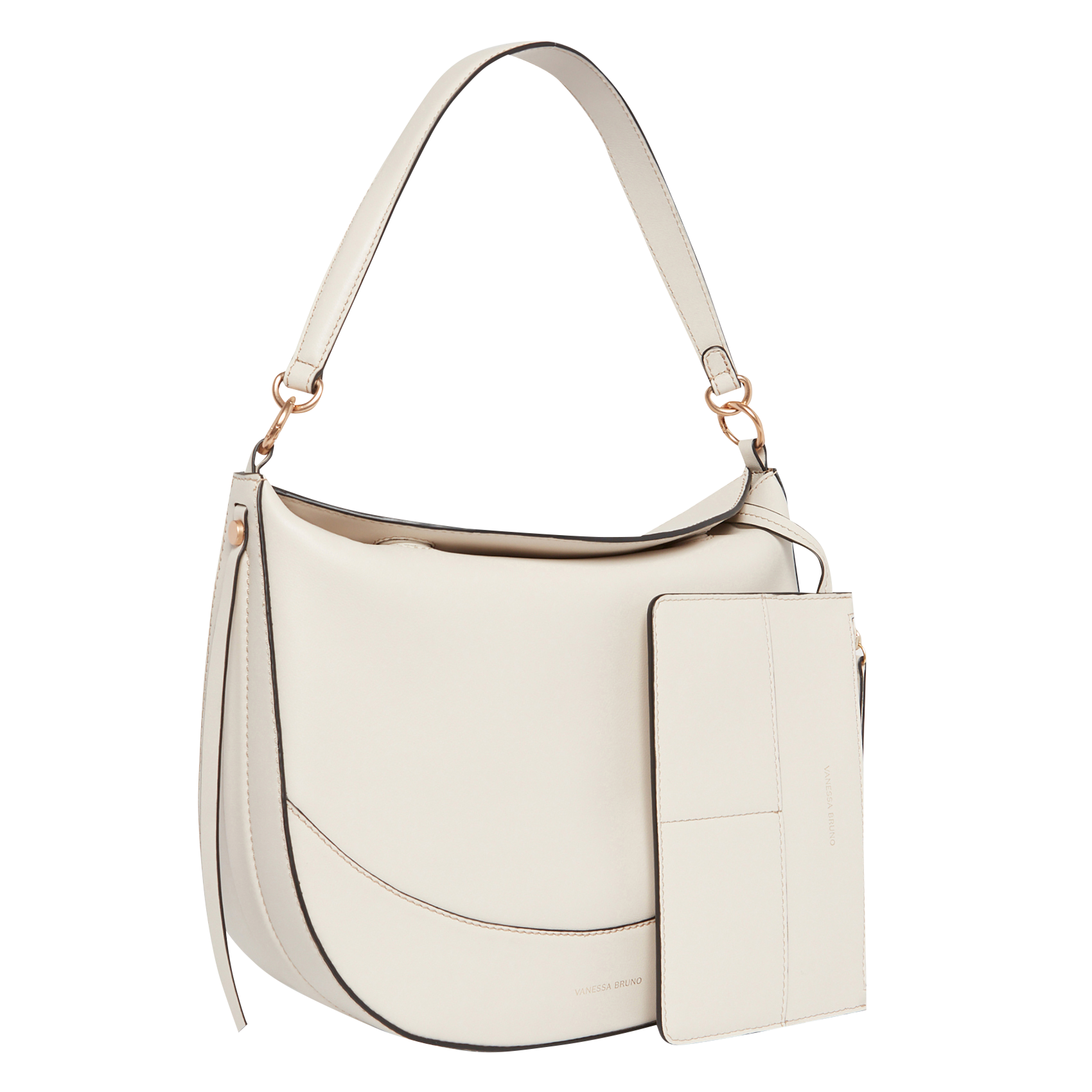 DAILY - Sac épaule en cuir | Blanc