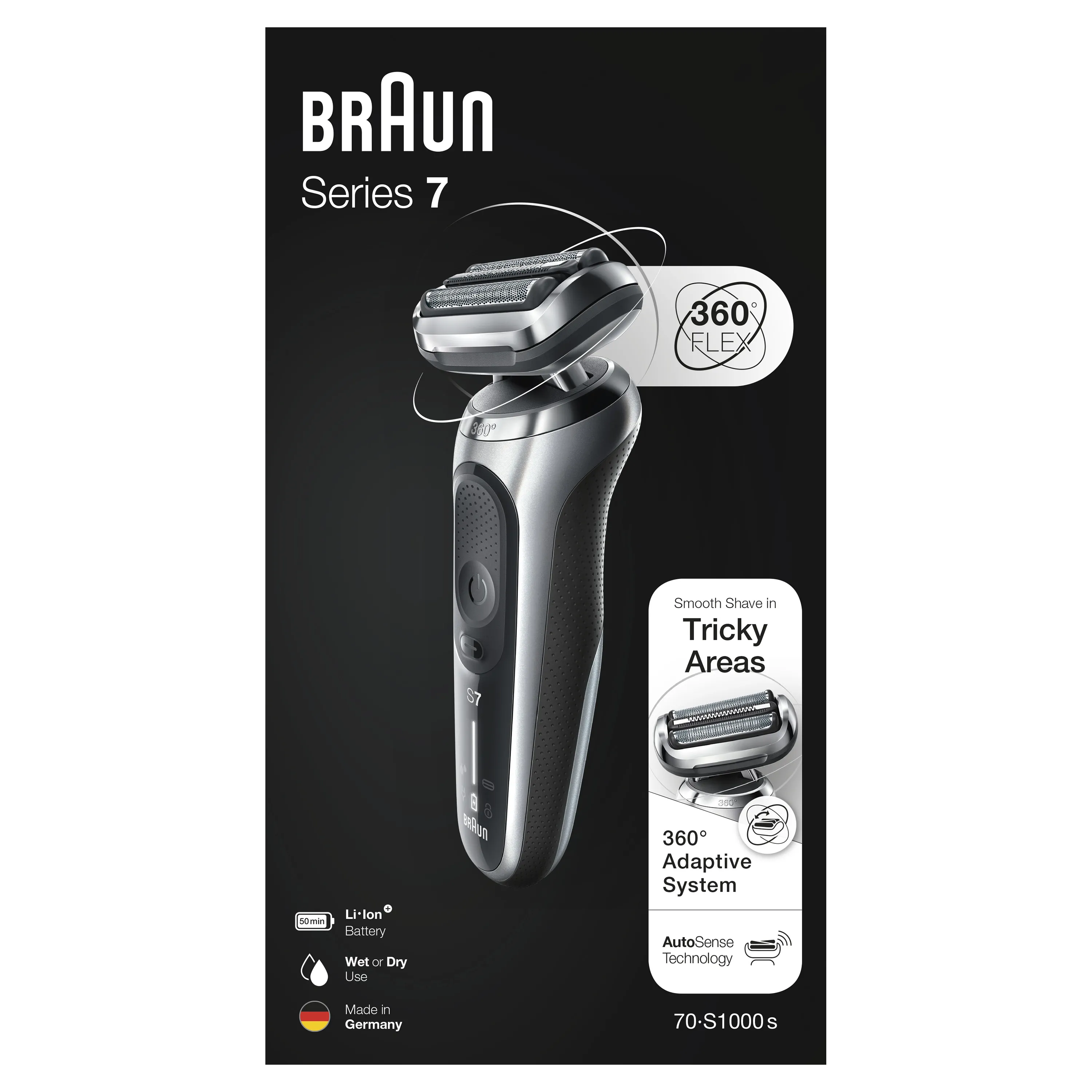 Braun Series 7 Barbermaskine 70-S1000s