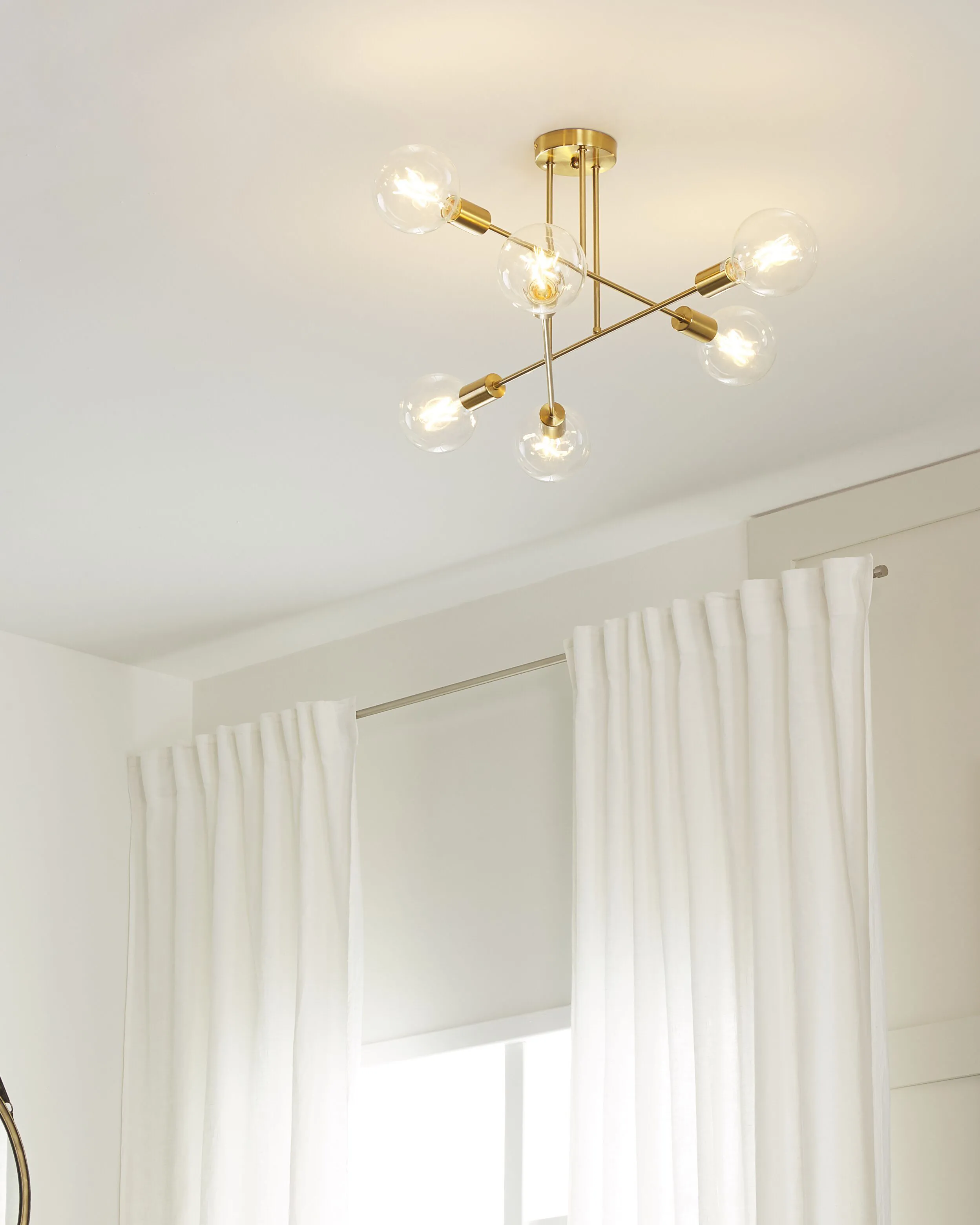 Plafondlamp KIDANE Metaal Messing