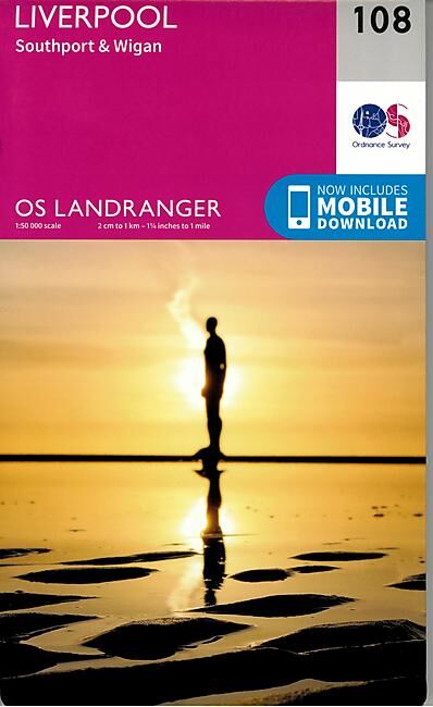 ORDNANCE SURVEY - 108 GB LIVERPOOL 1 50 000