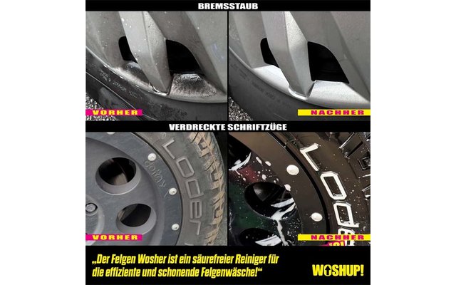 WOSHUP! Felgen Wosher Felgenreiniger 1 Liter