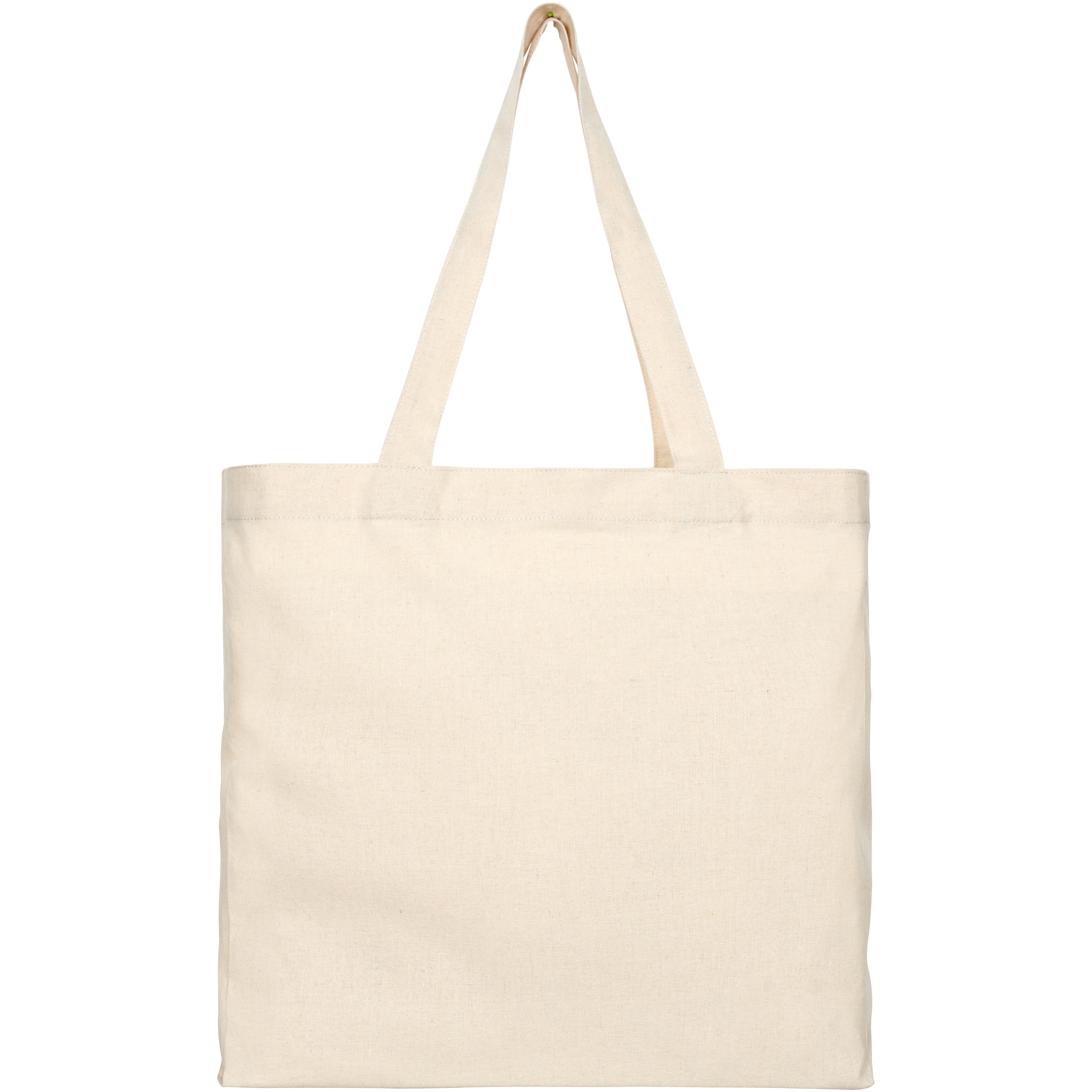 EgotierPro 120537 - Sac shopping Pheebs recyclé avec soufflet 210 gr/m² 13L