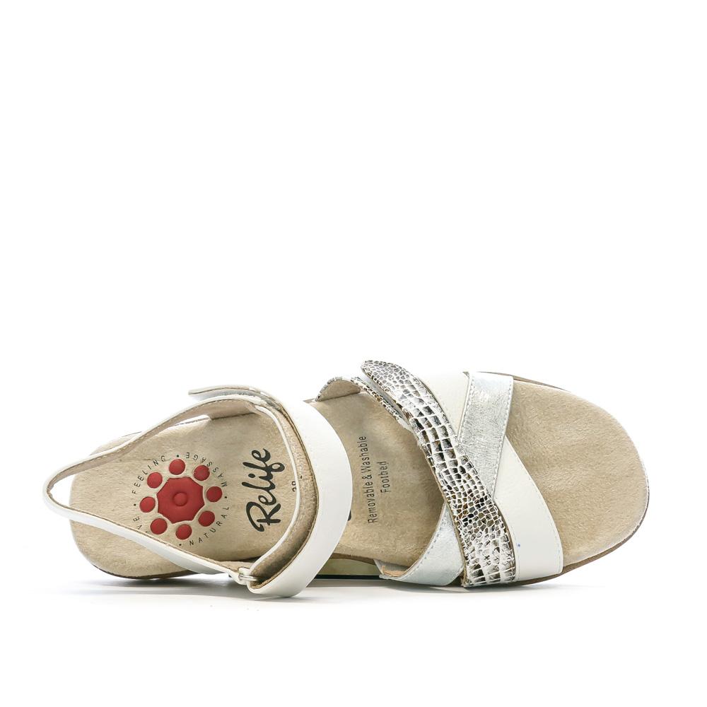 Relife Sandales Blanches Femme RELIFEJubroie