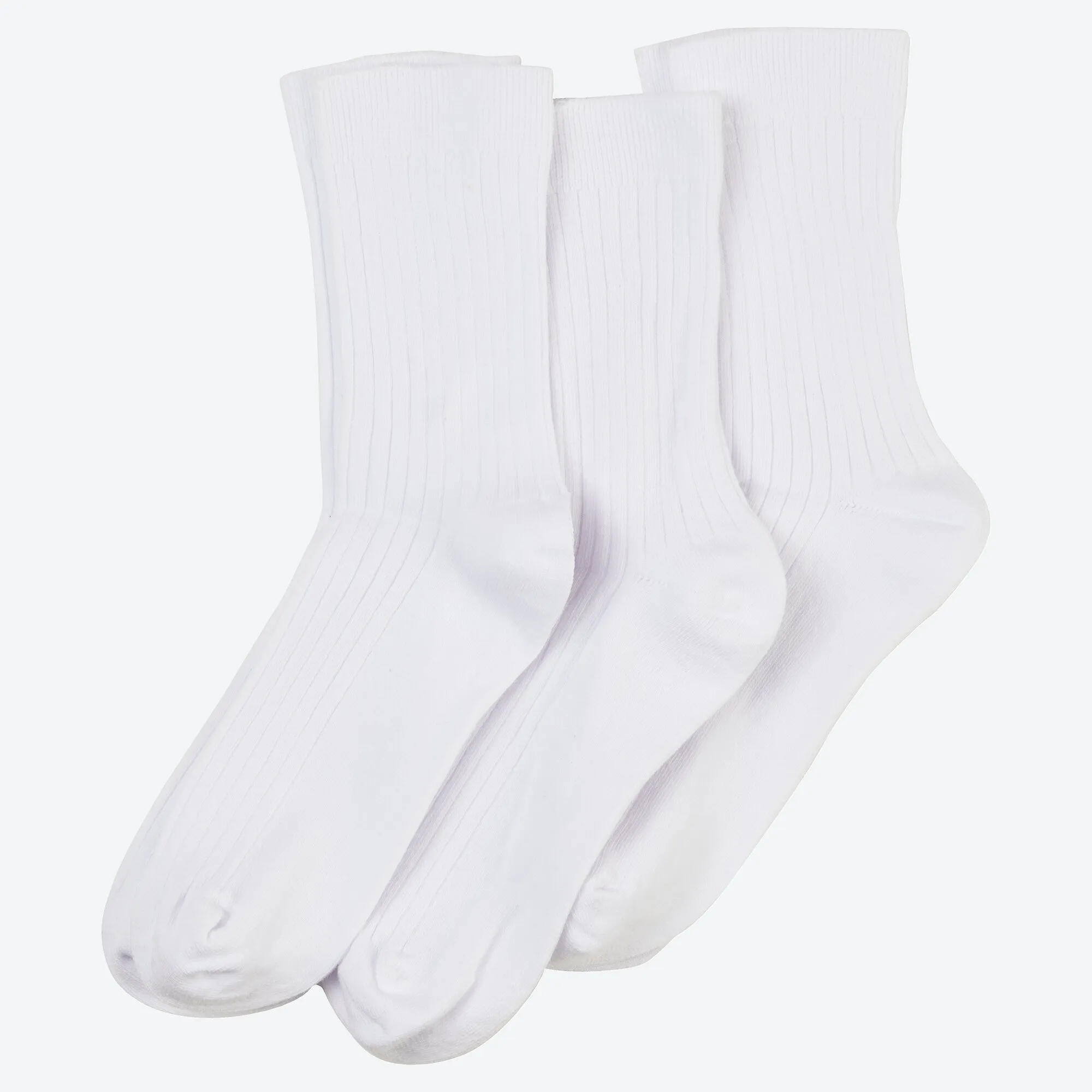 Unisex-Komfort-Socken mit hohem Baumwoll-Anteil, 3er-Pack