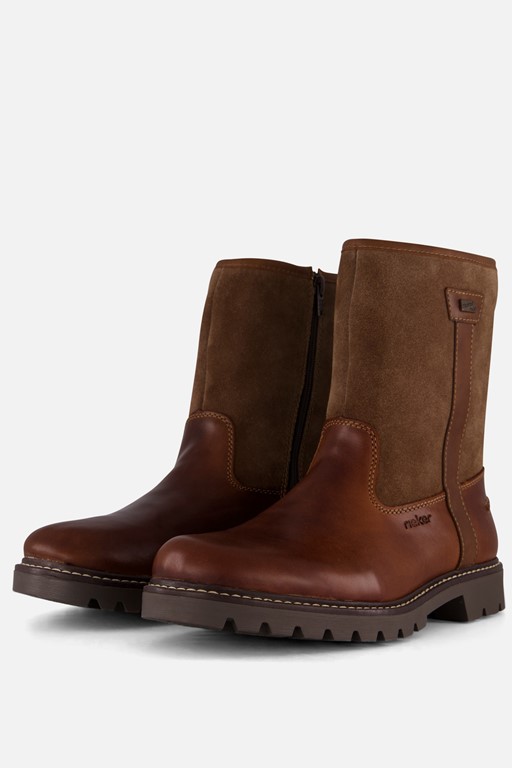 Rieker Tex Boots cognac Leer