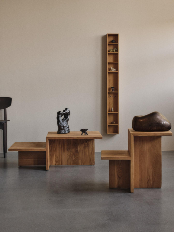 Ferm Living Distinct salontafel Travertin