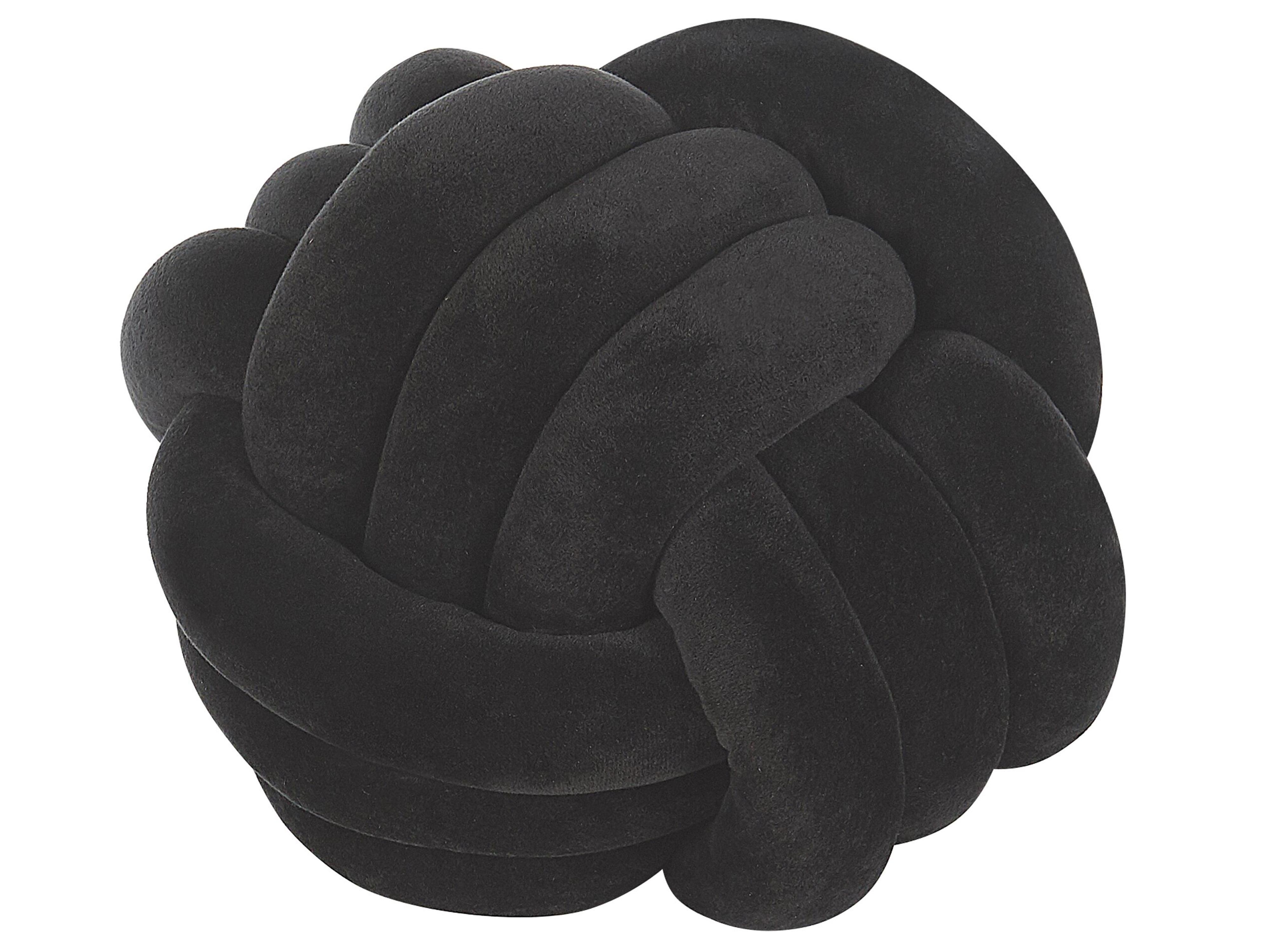 Sierkussen MALNI Fluweel 30 x 30 cm Zwart effen