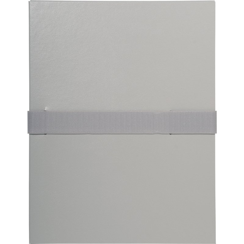 Chemise extensible sans rabat Exacompta à scratch dos 13 cm gris