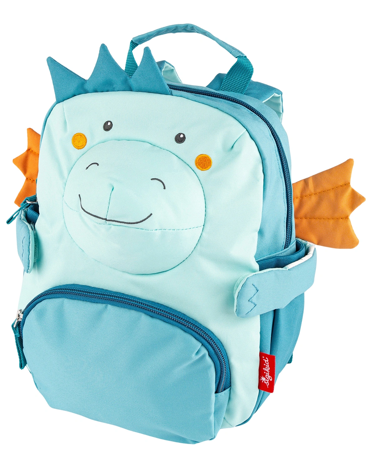 Kinder-Rucksack DRACHE (29x26x13cm) in türkis