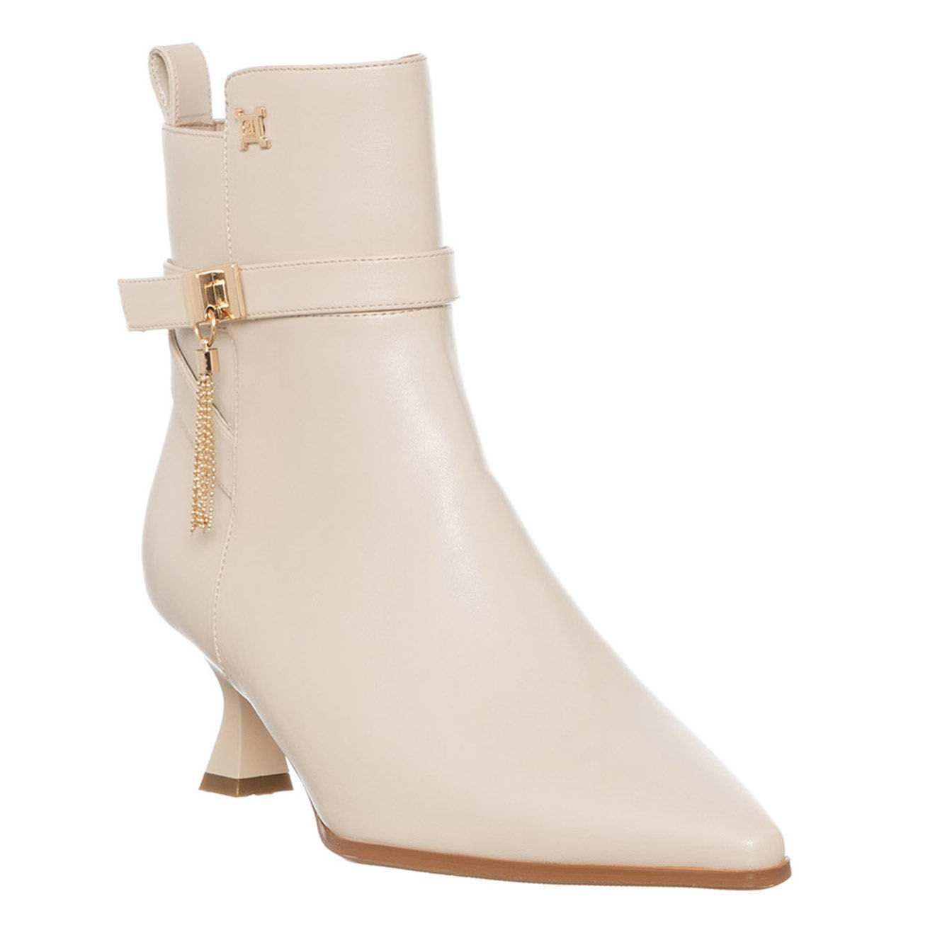 Laura Biagiotti Bottines Minorque écrues - Talon 6 cm