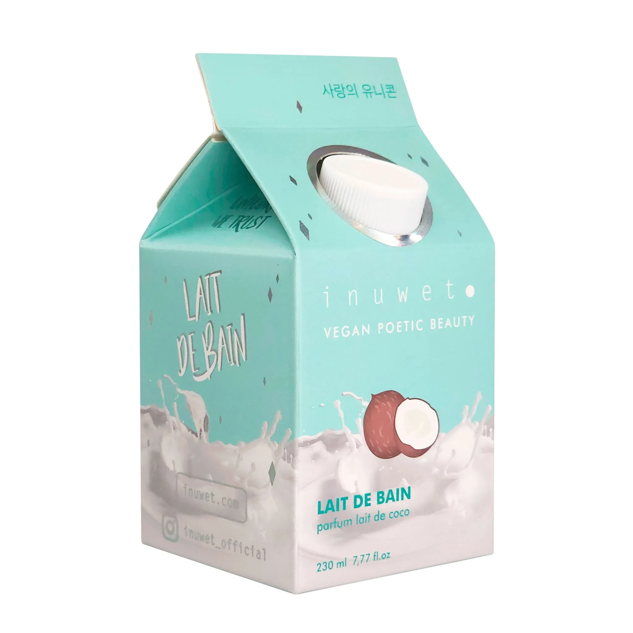 Inuwet Bain Moussant Noix de Coco