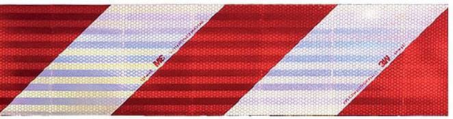 3M Magnetische voertuigwaarschuwingsmarkeringsset 3M 3410 4 x 141x564 DIN30710