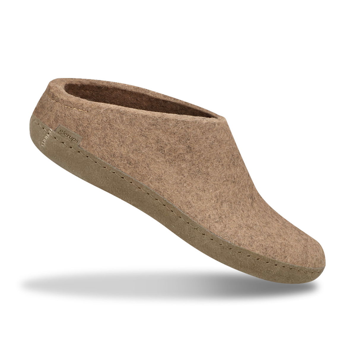 Glerups Tøffel med skindsål (Sand)