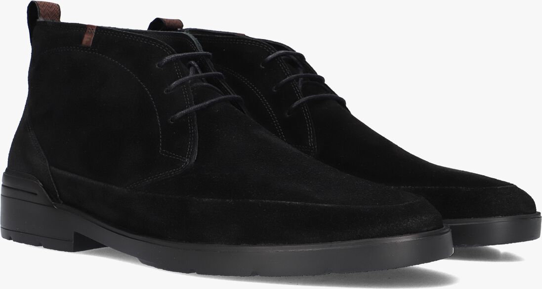 zwarte floris van bommel nette schoenen sfm-50140 de venker