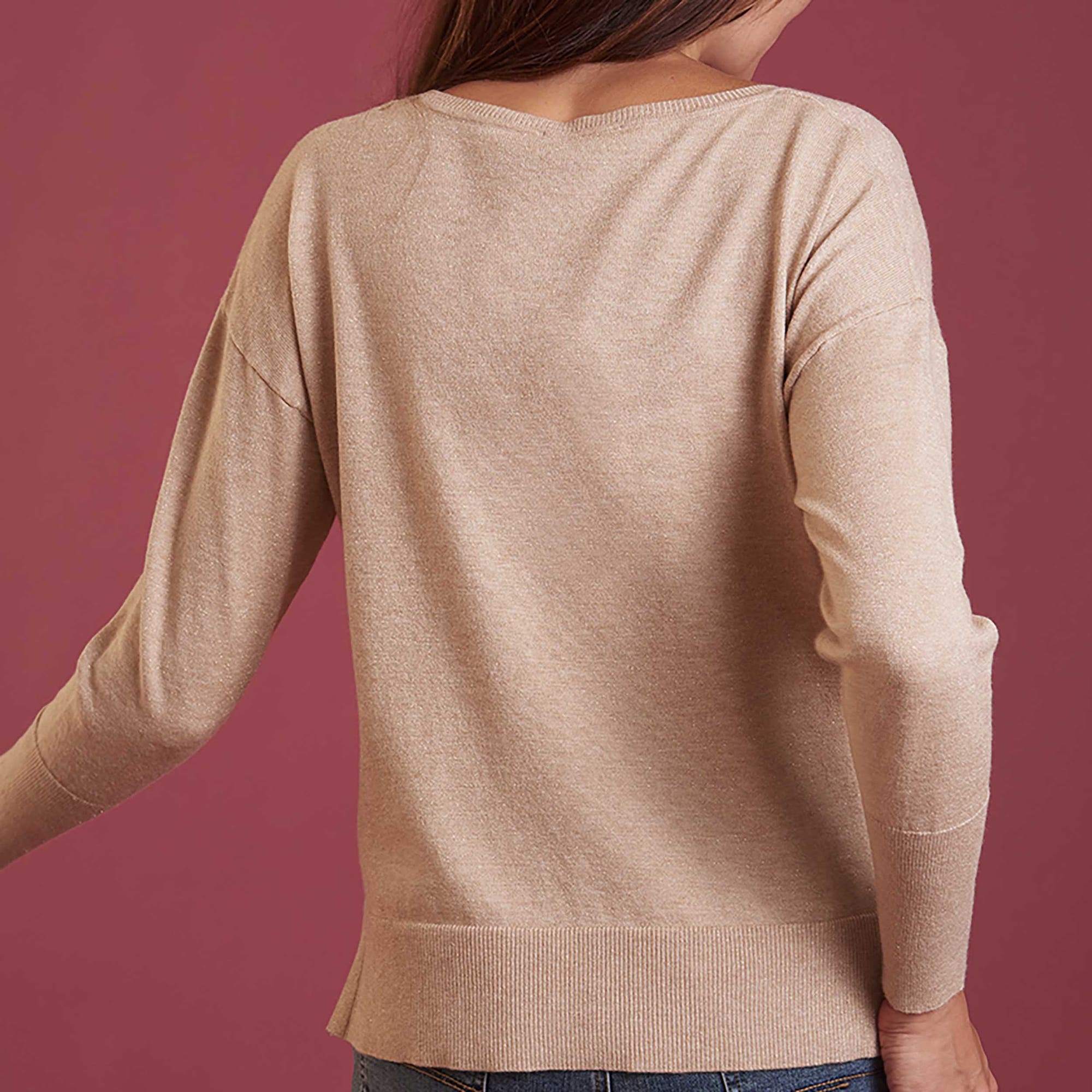 Pull Femme beige