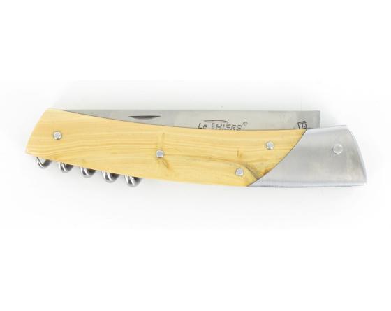 Thiers 11 cm BUIS avec tire-bouchon Couteau de Poche le Thiers par Florinox