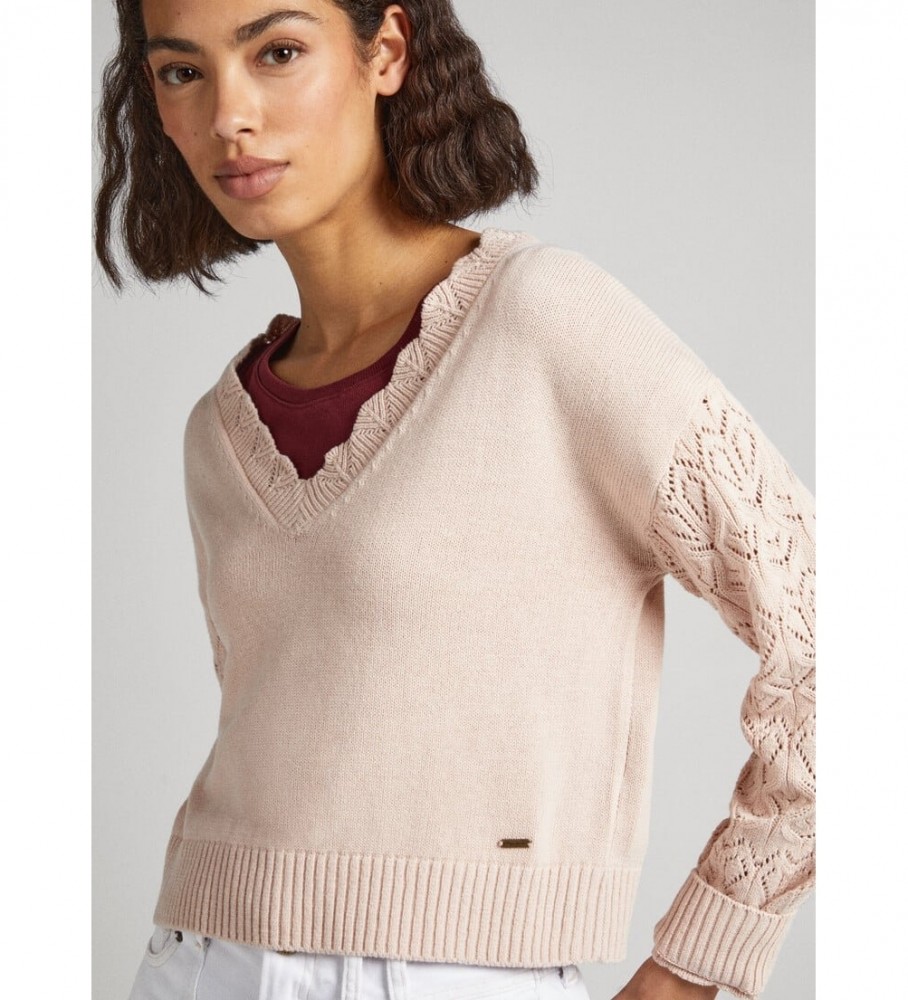 Suéter Pepe Jeans Pink Damara V