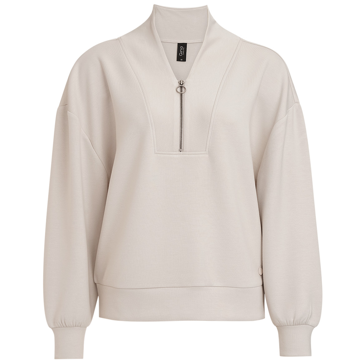 Damen Troyer aus Modal-Mix hellbeige