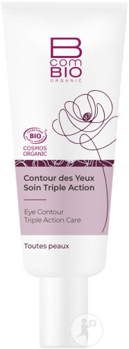 BcomBio Organic Contour Des Yeux Soin Triple Action Toutes Peaux Bio 20ml