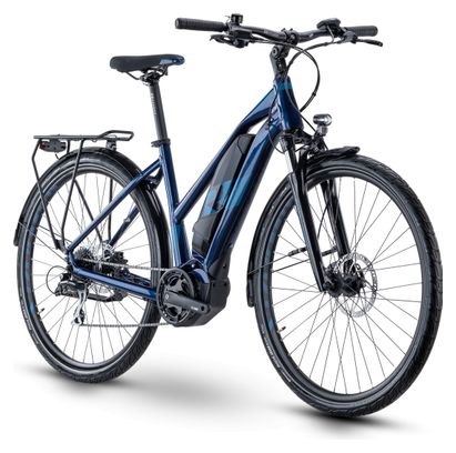 VTC Électrique Raymon TourRay E 2.0 Tektro T350 8V 500 Wh 700 mm Bleu