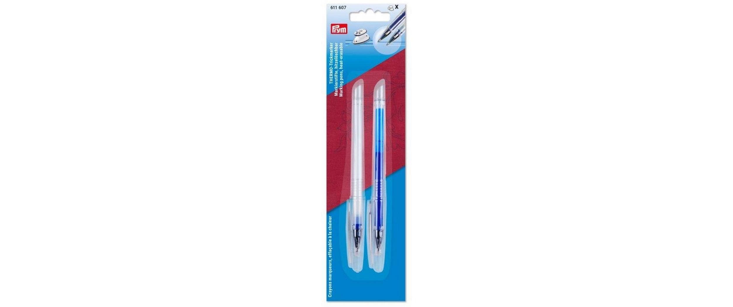 Trick-Marker Thermo 2 Stück, hitzelöschbarFaserschreiber für das Anzeichnen von Markierungen