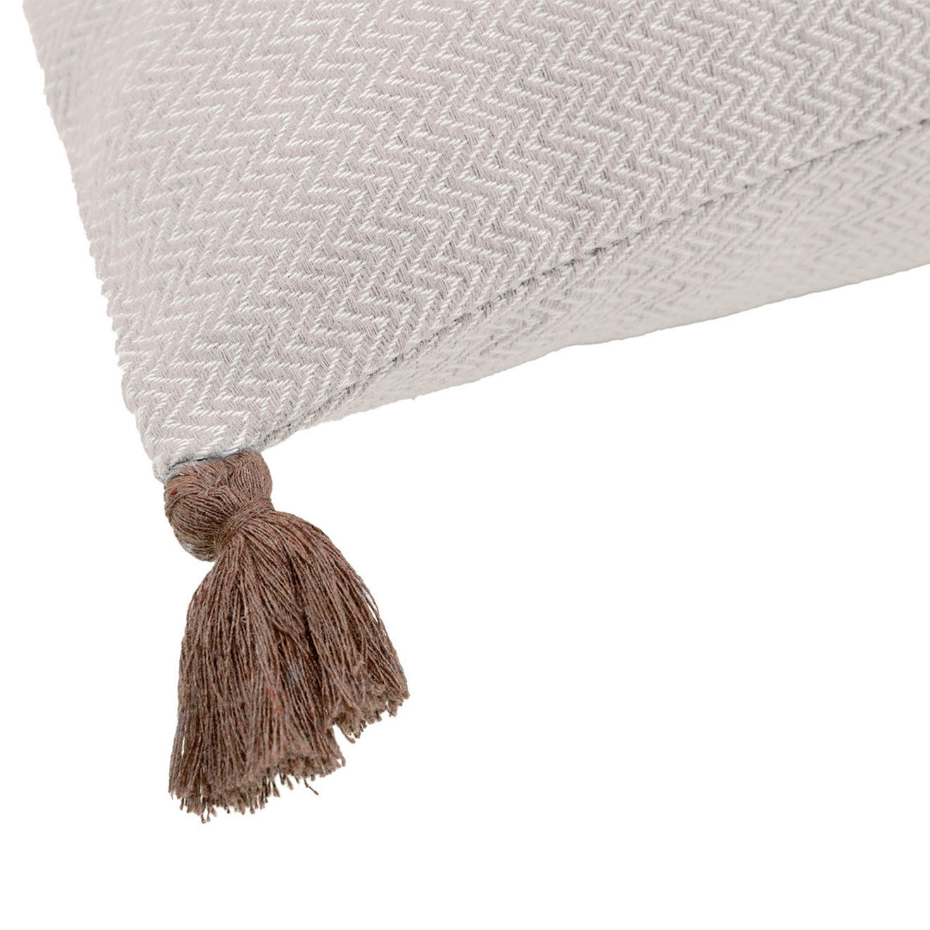 Febronie Housse de coussin Stockholm taupe - 60x40 cm