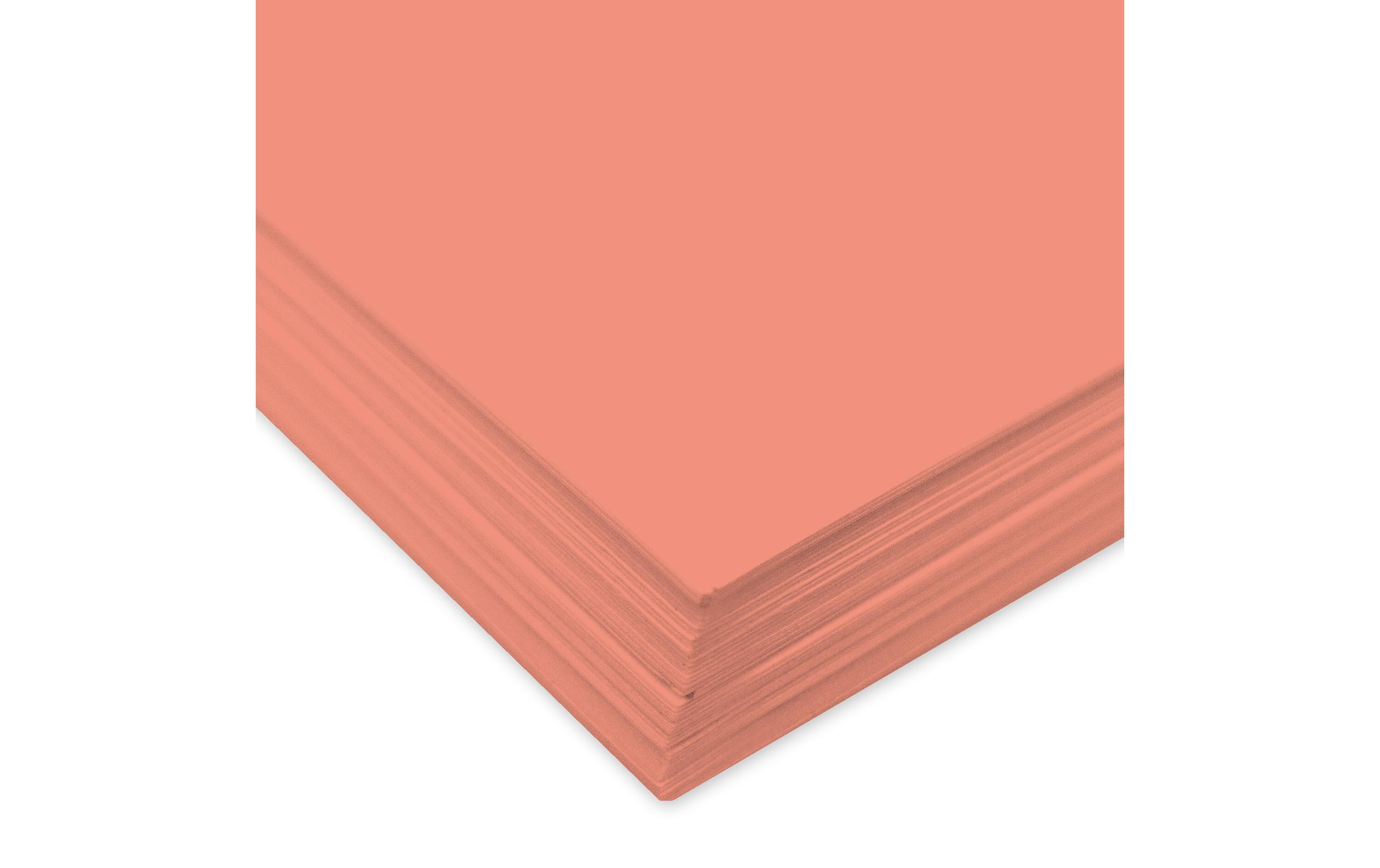 Tonzeichenpapier A4, 130 g/m², 100 Blatt, KoralleTonzeichenpapier in der Grosspackung