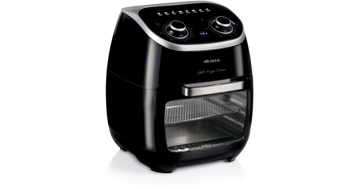 ArieteAiry fryer Oven 4619/00 heteluchtfriteuse  (Zwart, 11 liter)