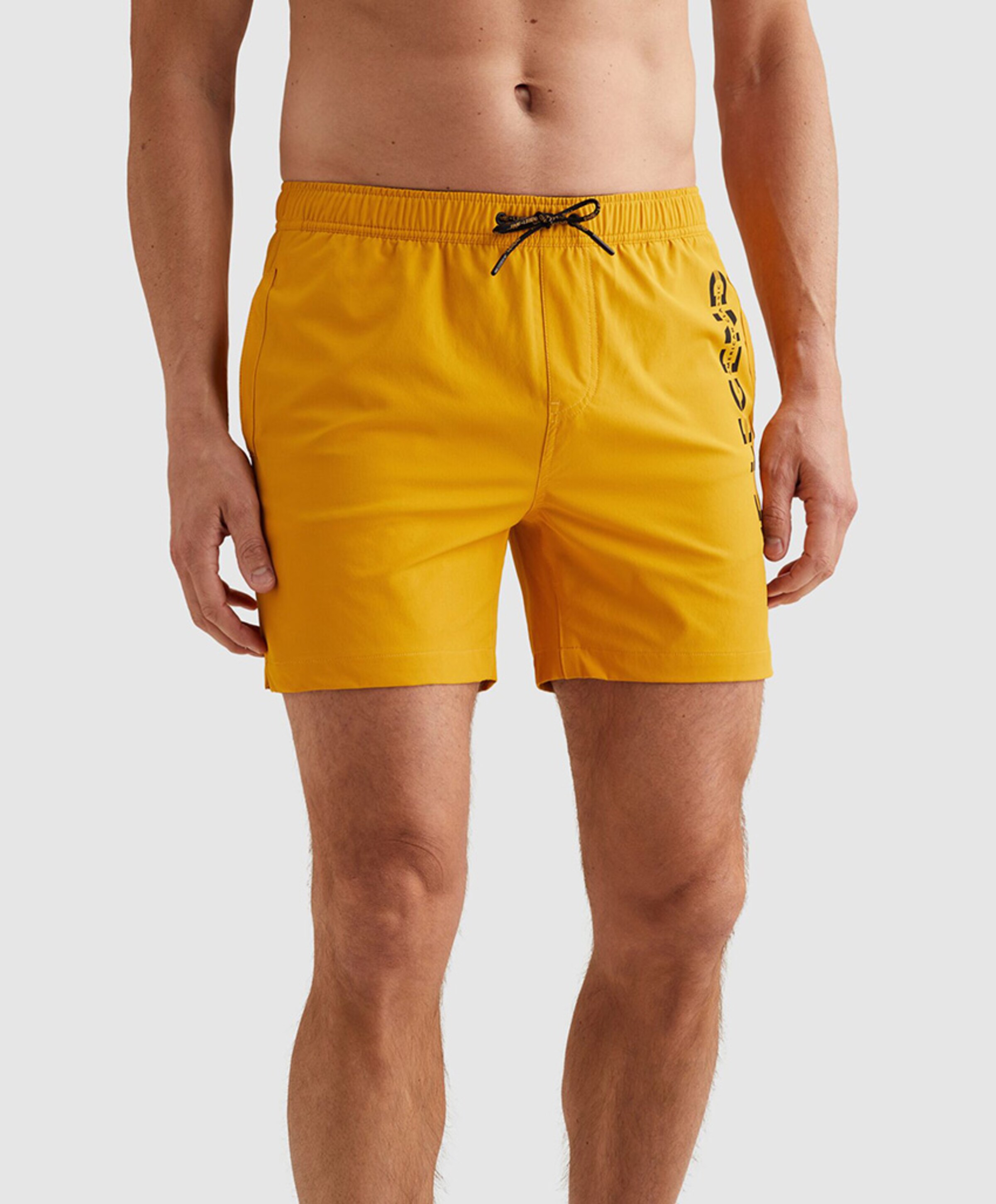 PME Legend AIRFRAME SWIMSHORTS BIG LOGO PRINT heren zwembroek geel