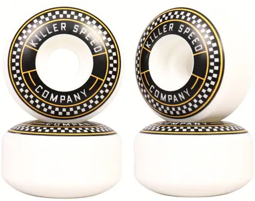 Killer Team Classic Checkered 99A Skateboard Hjul 4-Pak