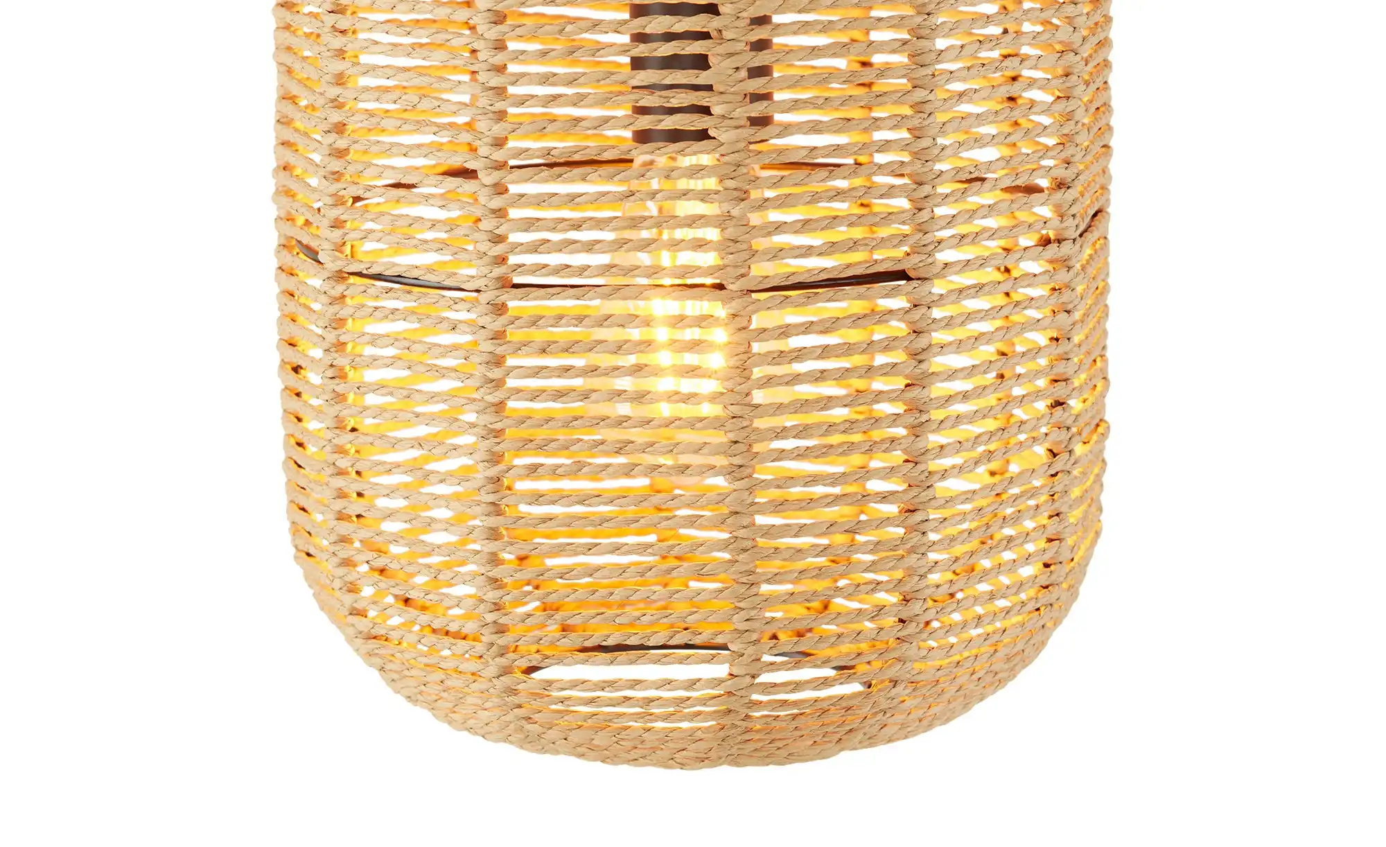 Trio Pendelleuchte, 1-flammig, Sisal braun