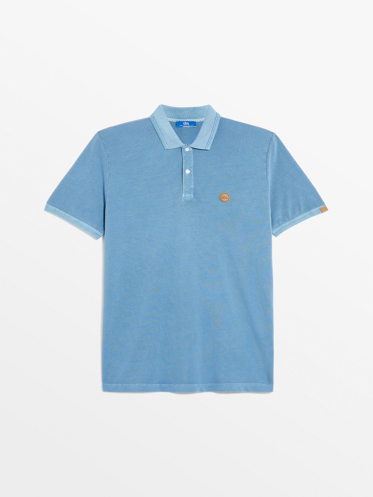 Polo Homme Manches Courtes Bleu
