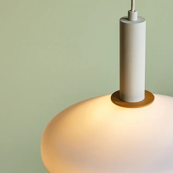 Hübsch Interior - Apollo Pendelleuchte, sand / orange