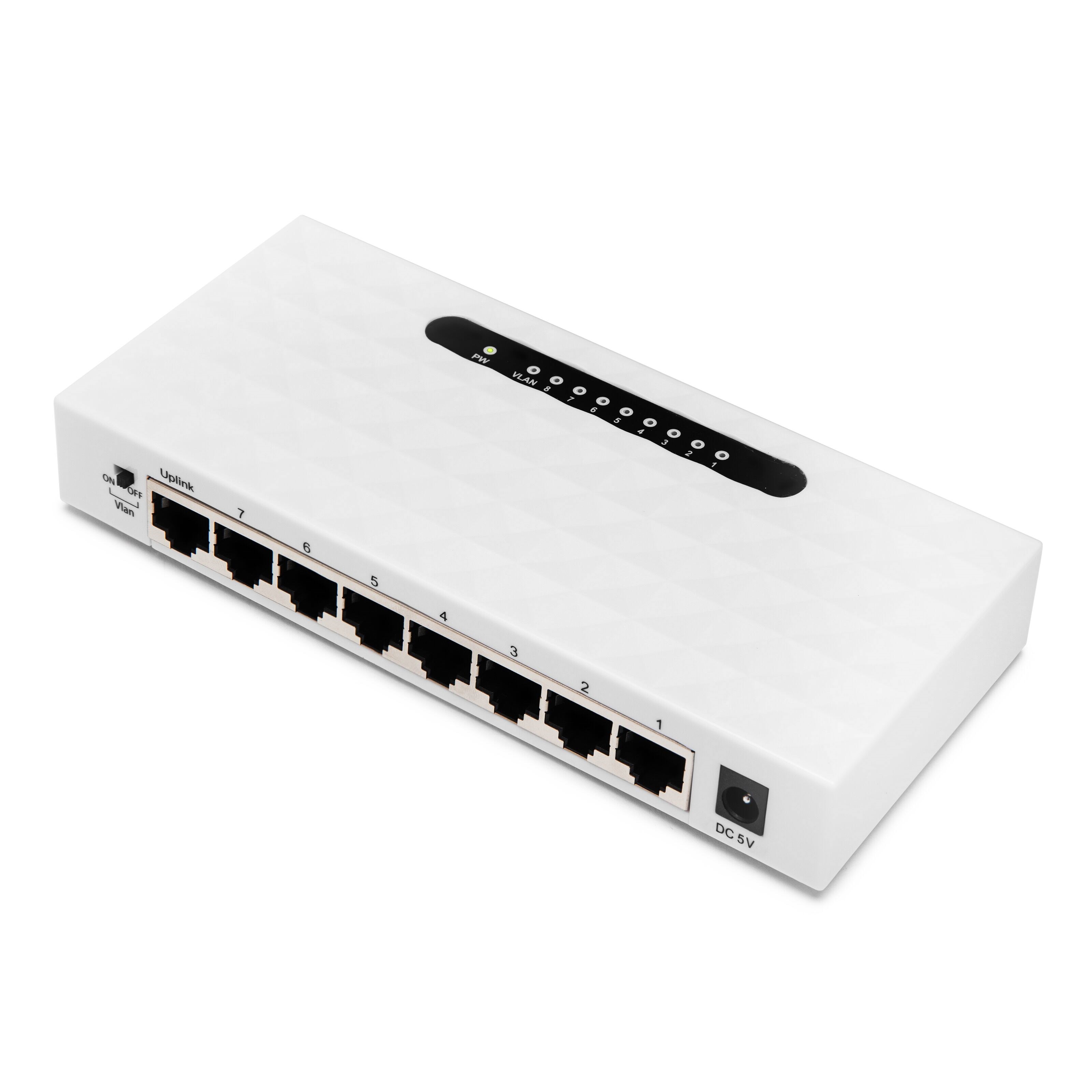 Plexgear CA104 Gigabitswitch 8-porter Gen.2