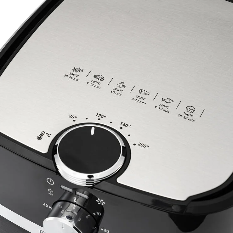 OBH Nordica Easy Fry & Grill Classic 2in1 Black Mechanical Sort
