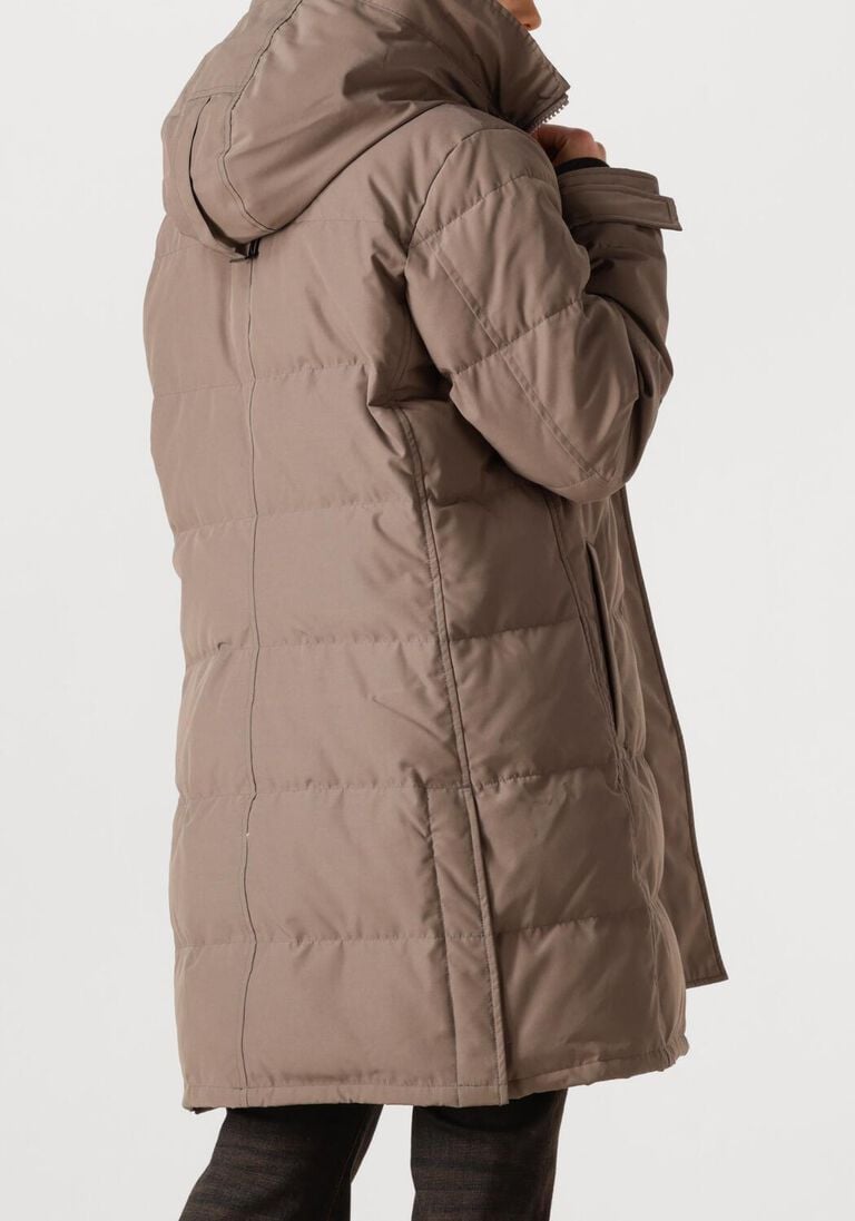 taupe canada goose gewatteerde jas shelburne parka cr